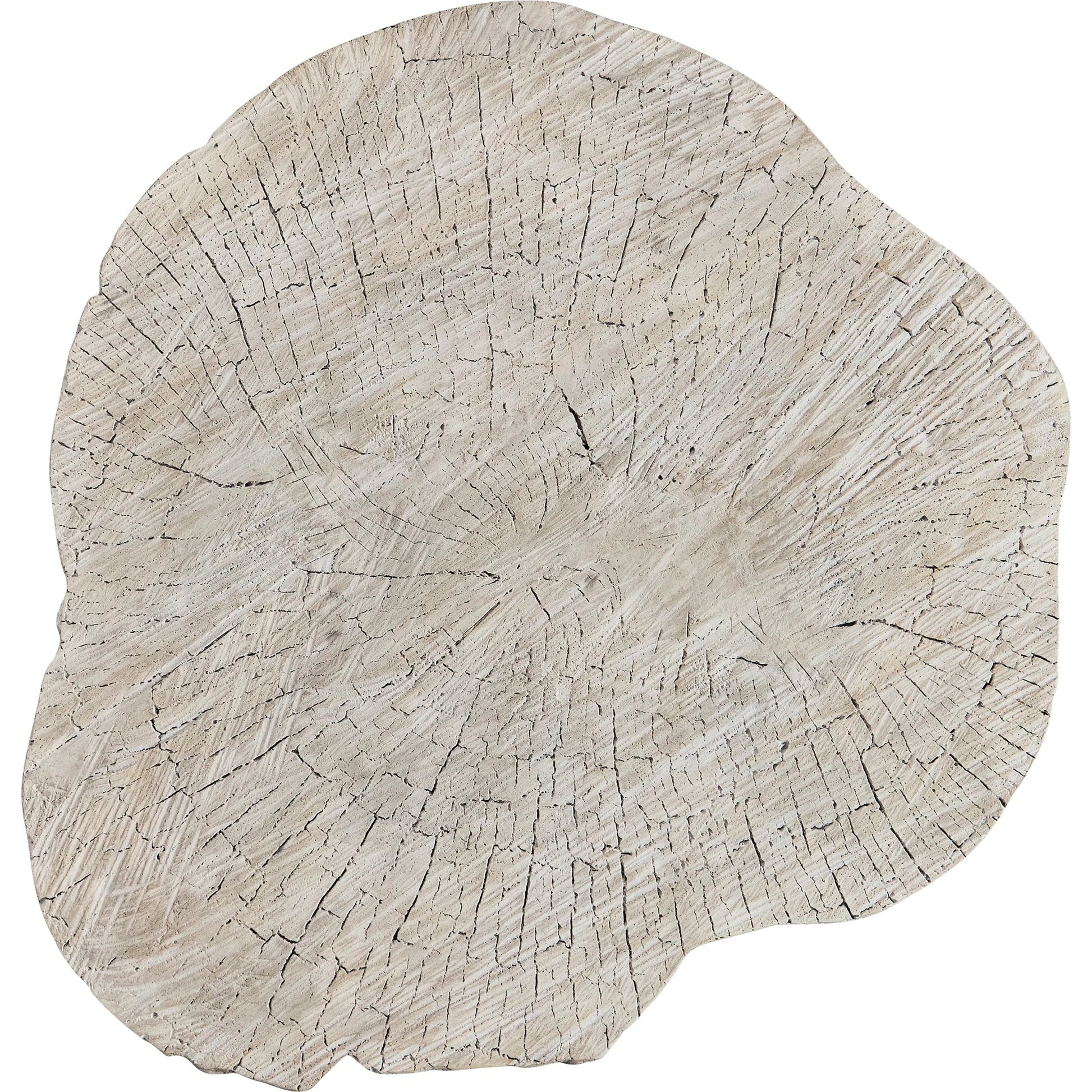 Bois Side Table by Bernhardt in beige, tan. Made from resin in a unique style.