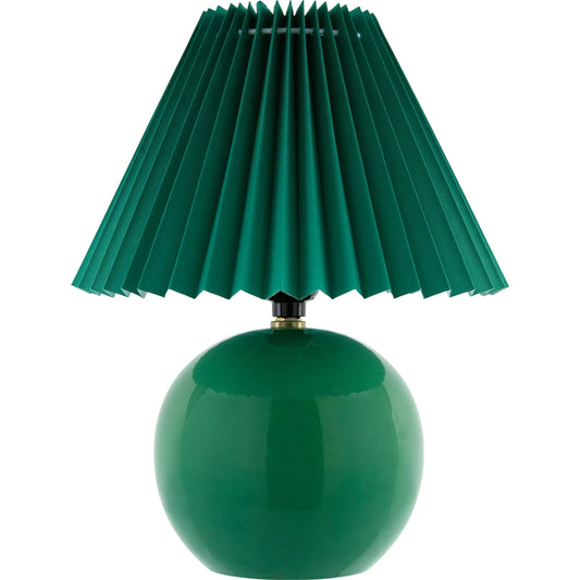 Tremel Accent Table Lamp by Livabliss in glazed. Made from ceramic, polyester, polystyrene in a eclectic & global style.