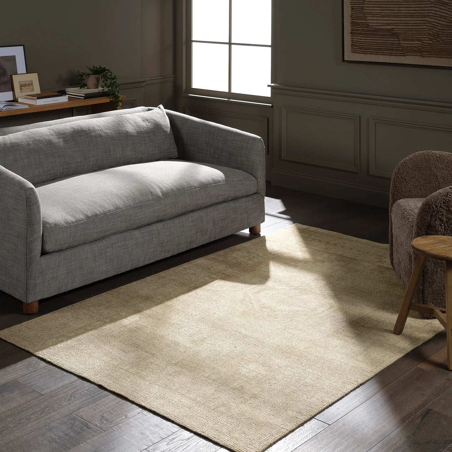 003 SI-2449309,SI-2449310,SI-2449311,SI-2449312,SI-2449313 | Lifestyle | Tesorino By House Sprucing TRN01 Rug by Jaipur Living in tan, cream. Made from 100% pet yarn in a unique style.