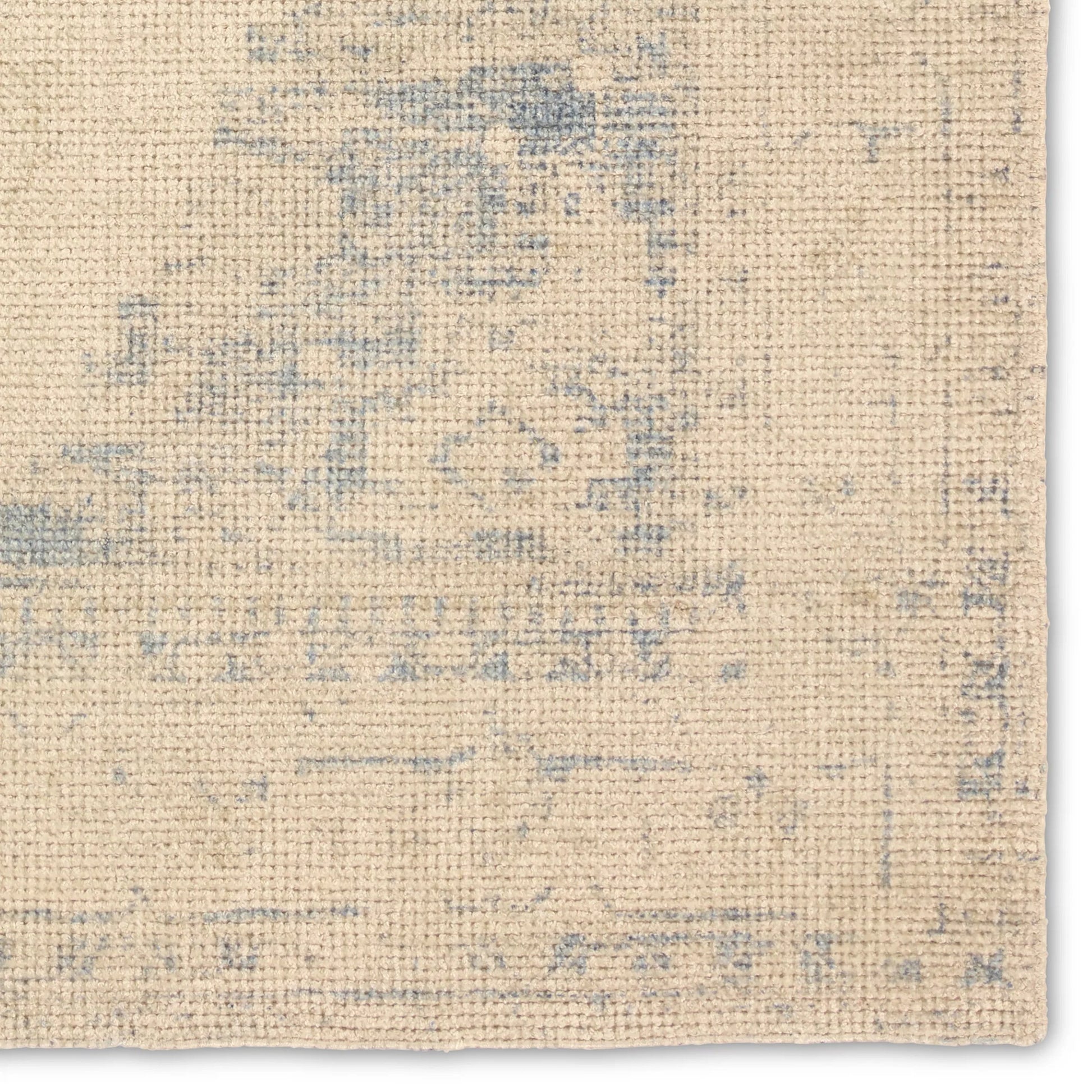 Tesorino By House Sprucing TRN02 Rug by Jaipur Living in beige, blue. Made from 100% pet yarn in a unique style.