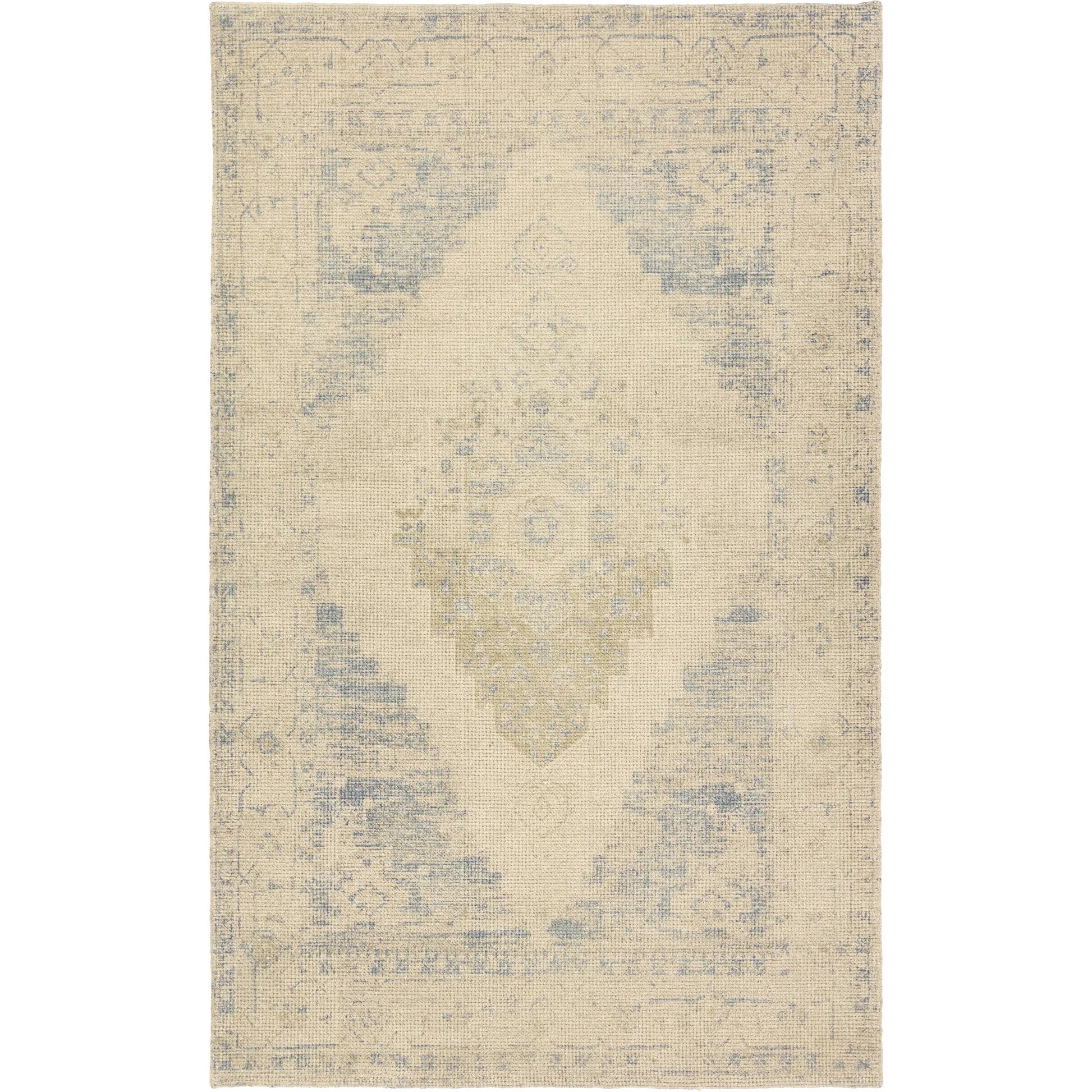Tesorino By House Sprucing TRN02 Rug by Jaipur Living in beige, blue. Made from 100% pet yarn in a unique style.