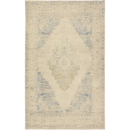 Tesorino By House Sprucing TRN02 Rug by Jaipur Living in beige, blue. Made from 100% pet yarn in a unique style.