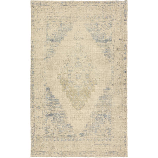 Tesorino By House Sprucing TRN02 Rug by Jaipur Living in beige, blue. Made from 100% pet yarn in a unique style.