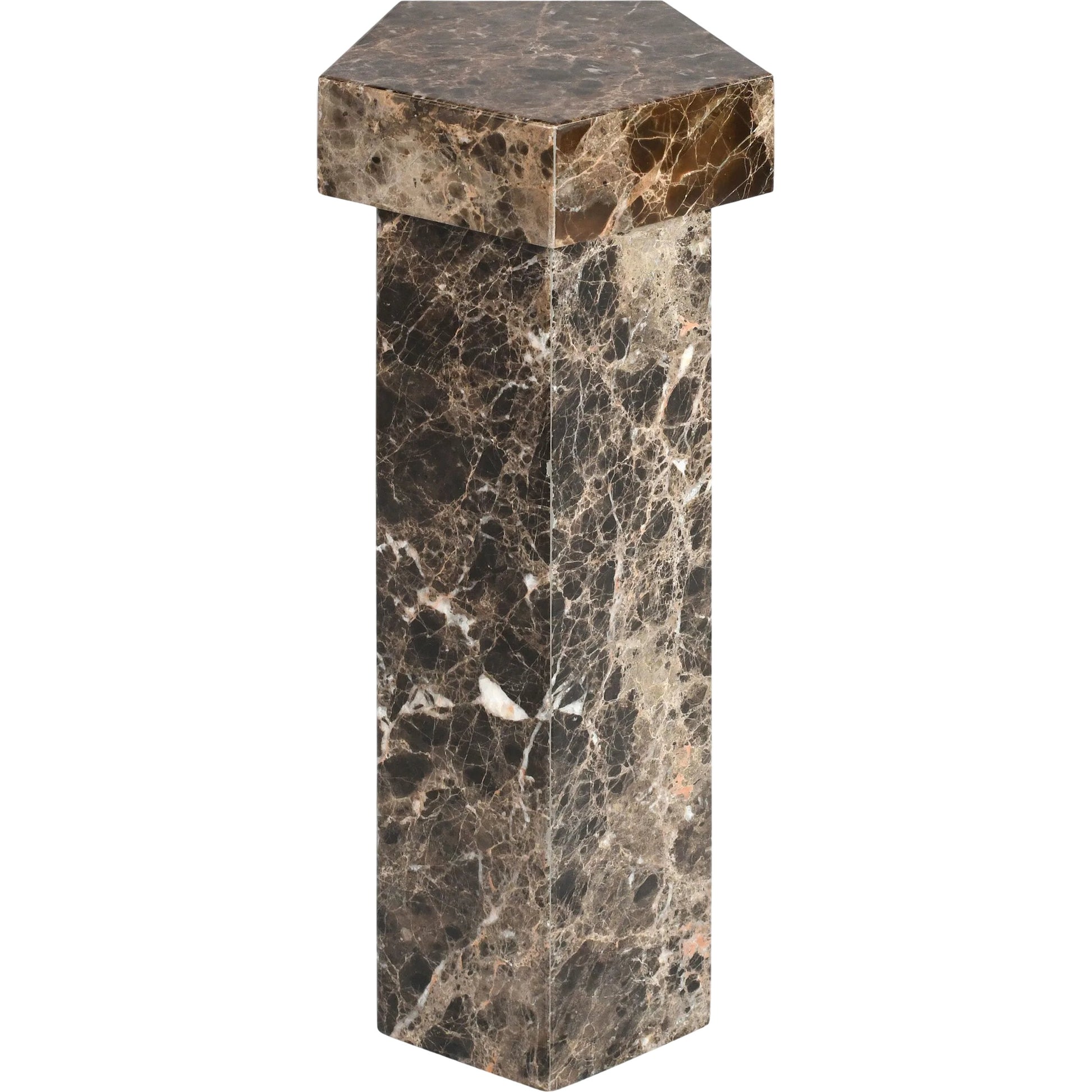 Treena Indoor/Outdoor End Table by Surya. Made from marble in a modern style.