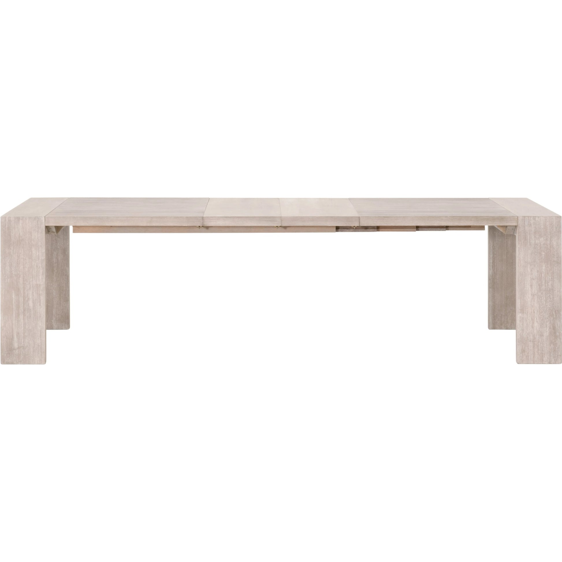 Tropea Dining Table by Essentials For Living in natural gray acacia. Made from acacia veneer, mdf, solid rubberwood, metal in a modern style.