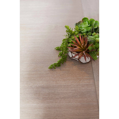 Tropea Dining Table by Essentials For Living in natural gray acacia. Made from acacia veneer, mdf, solid rubberwood, metal in a modern style.