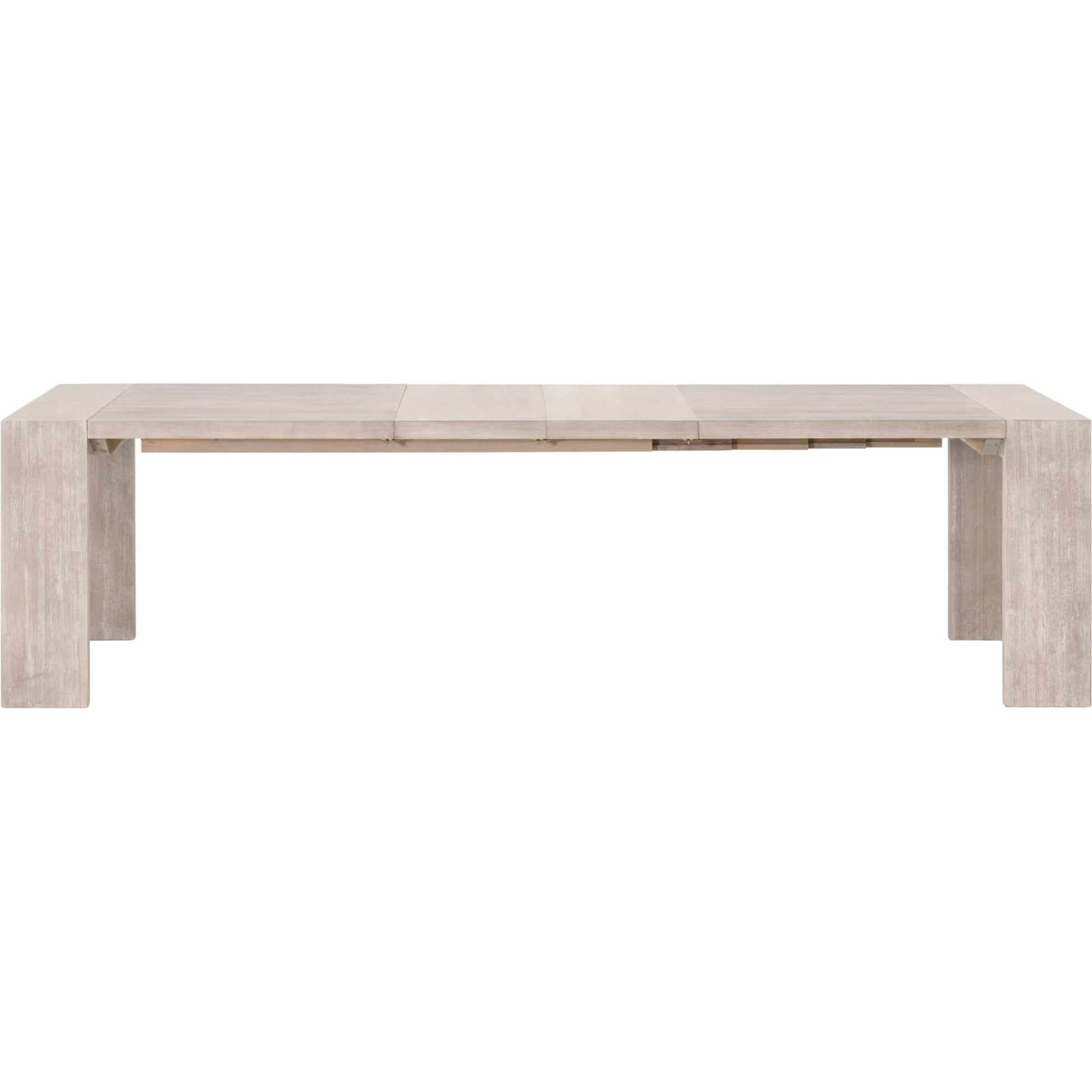 Tropea Dining Table by Essentials For Living in natural gray acacia. Made from acacia veneer, mdf, solid rubberwood, metal in a modern style.