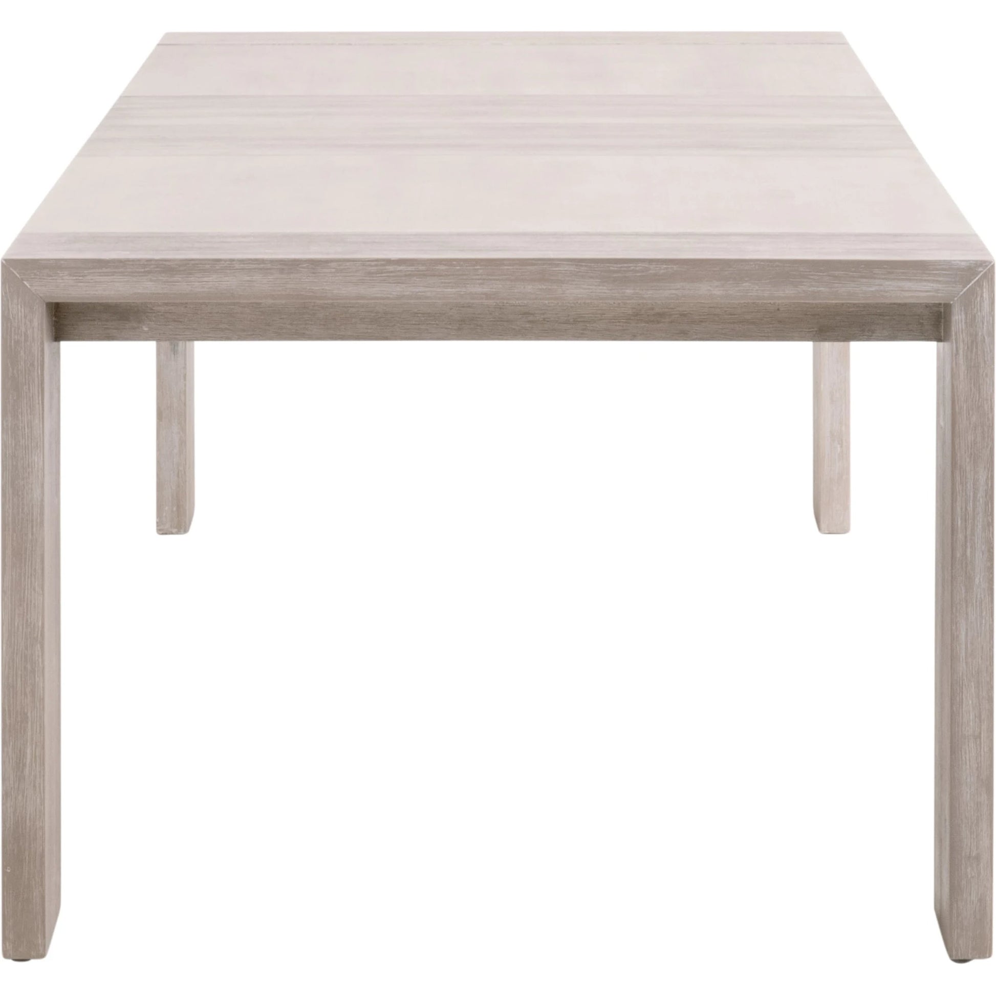 Tropea Dining Table by Essentials For Living in natural gray acacia. Made from acacia veneer, mdf, solid rubberwood, metal in a modern style.