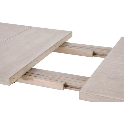 Tropea Dining Table by Essentials For Living in natural gray acacia. Made from acacia veneer, mdf, solid rubberwood, metal in a modern style.