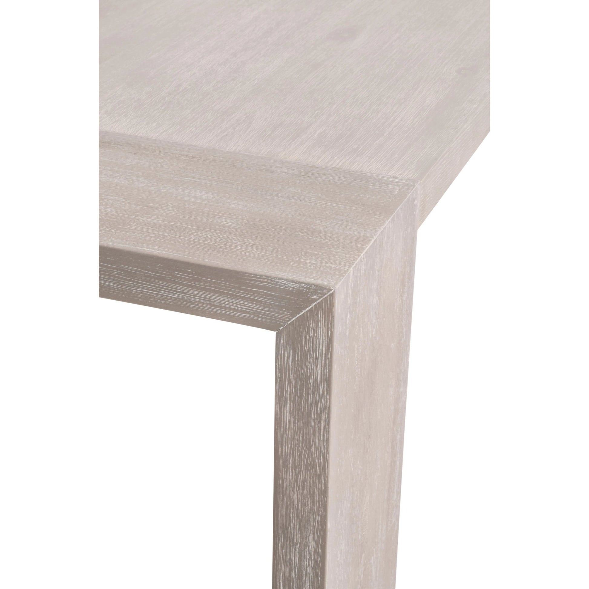 Tropea Dining Table by Essentials For Living in natural gray acacia. Made from acacia veneer, mdf, solid rubberwood, metal in a modern style.