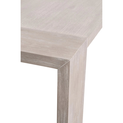 Tropea Dining Table by Essentials For Living in natural gray acacia. Made from acacia veneer, mdf, solid rubberwood, metal in a modern style.
