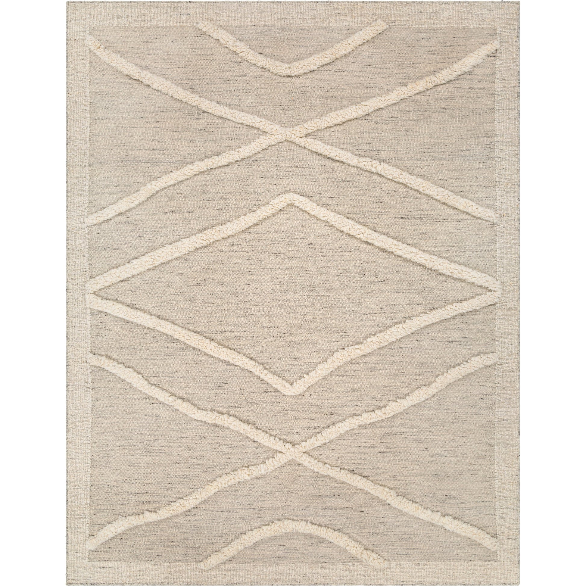 Tripoli Rug - 30938 by Surya in beige, cream, charcoal. Made from 100% wool in a unique style.