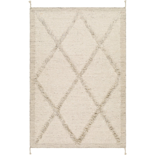 Tripoli Rug - 30939 by Surya in light grey, taupe. Made from 100% wool in a unique style.