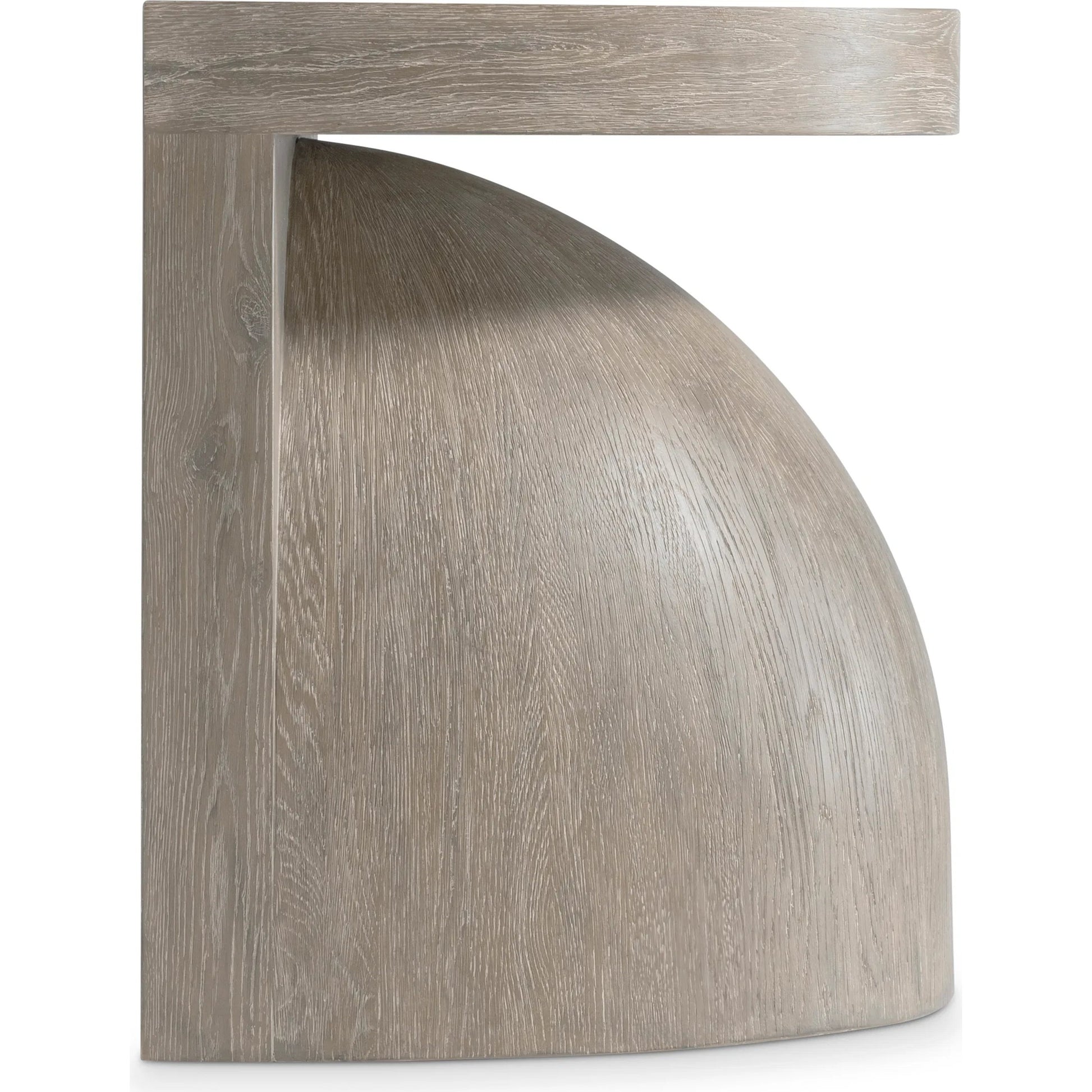 Moda Side Table by Bernhardt in brown. Made from wood in a unique style.