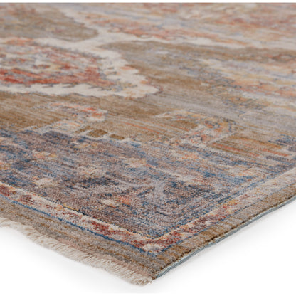 Terra TRR05 Rug by Jaipur Living in blue, orange. Made from 100% polyester in a unique style.