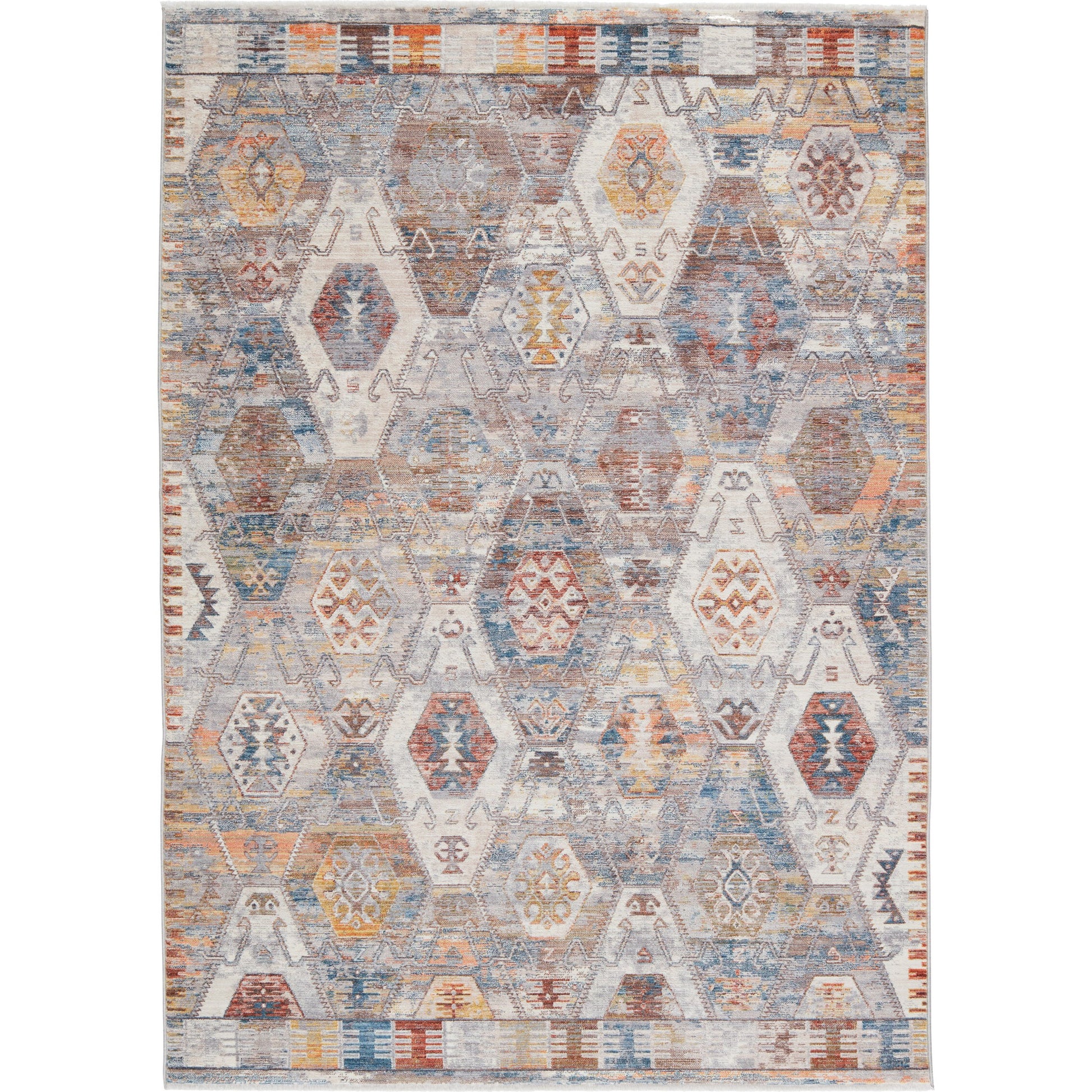 Terra TRR11 Rug by Jaipur Living in multicolor, ivory. Made from 100% polyester in a unique style.