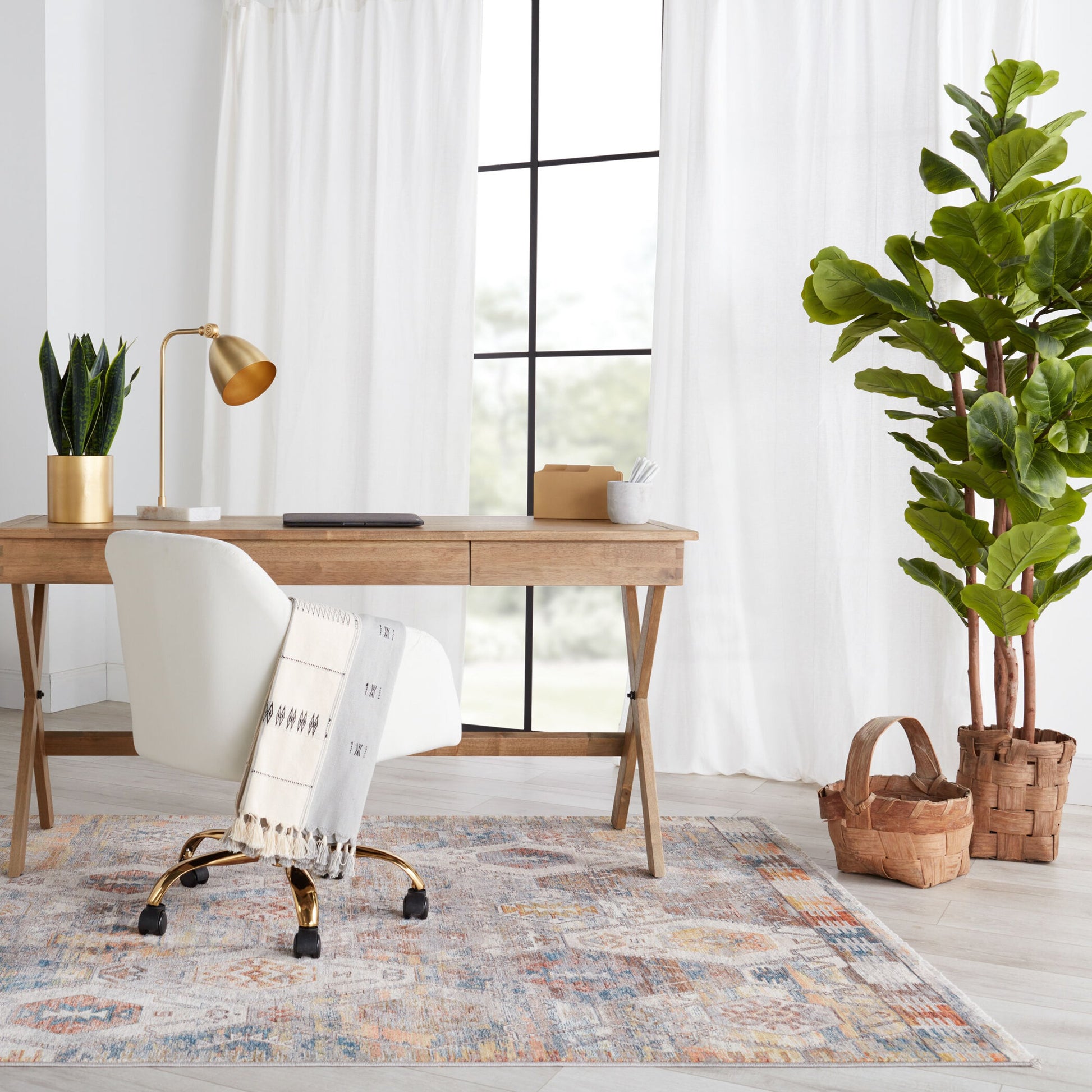 Terra TRR11 Rug by Jaipur Living in multicolor, ivory. Made from 100% polyester in a unique style.