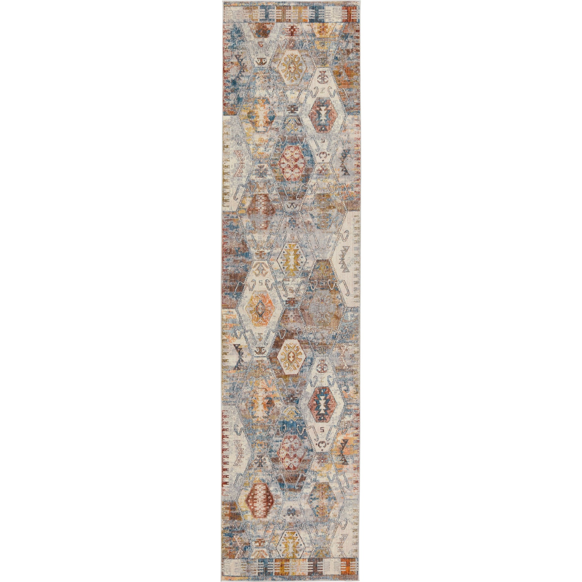 Terra TRR11 Rug by Jaipur Living in multicolor, ivory. Made from 100% polyester in a unique style.
