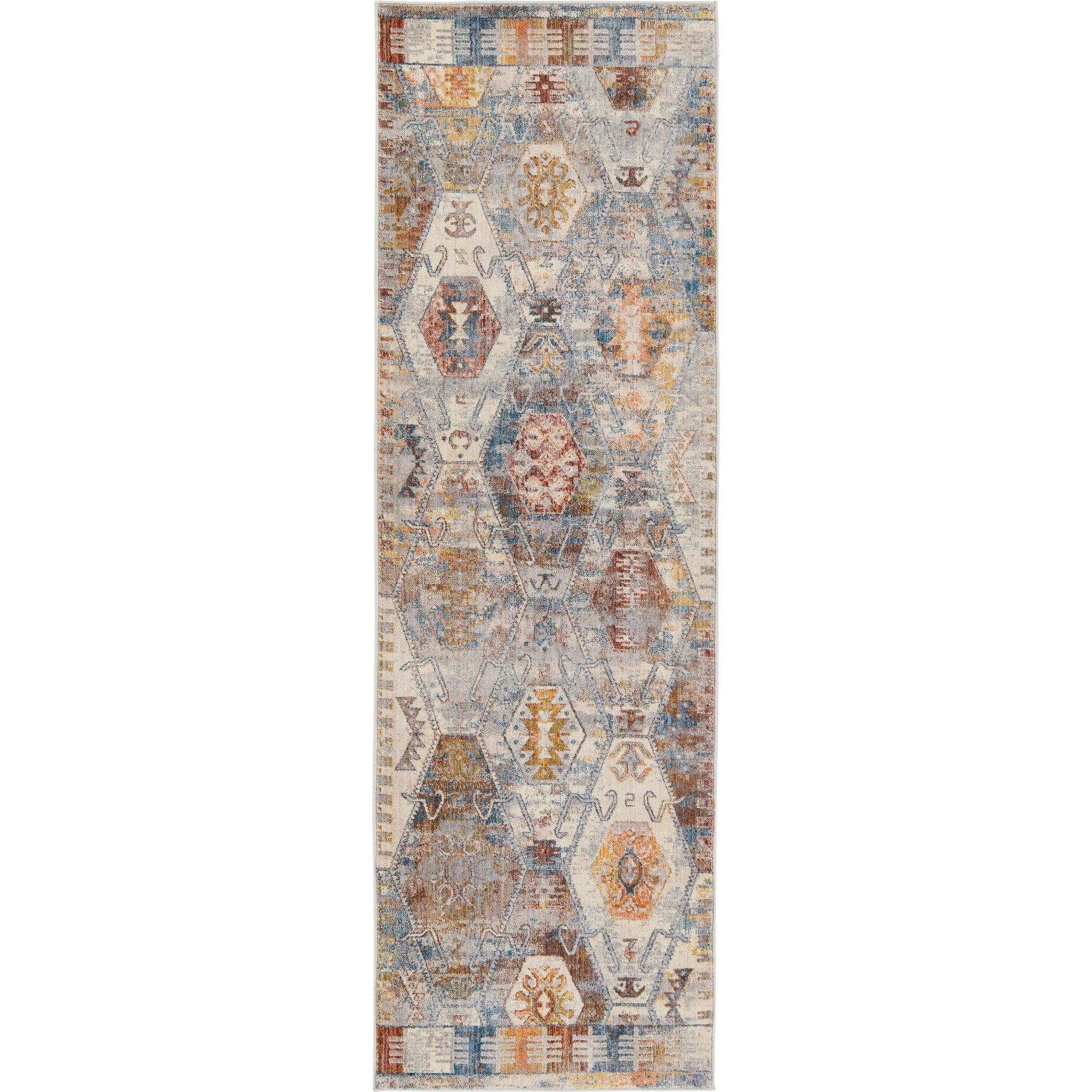 Terra TRR11 Rug by Jaipur Living in multicolor, ivory. Made from 100% polyester in a unique style.