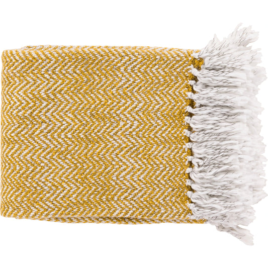 Trina - 14396 by Surya in gold, ivory, charcoal. Made from 90% acrylic, 10% polyester in a traditional style.