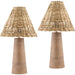 Trout Accent Table Lamp (Set of 2) by Livabliss. Made from resin, rattan in a rustic style.