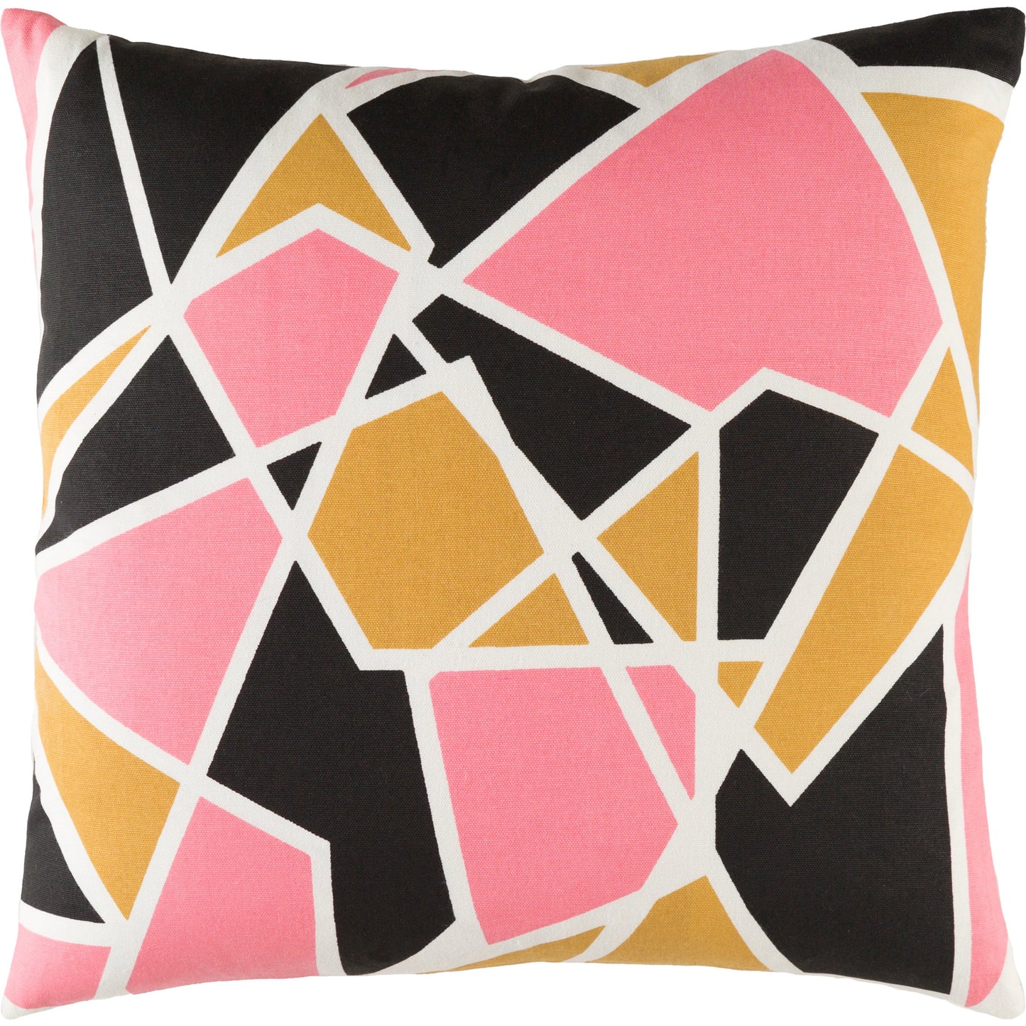 001 SI-1906072,SI-1906073 | Additional Silo | Trudy Pillow - 18663 by Surya in pink, mustard. Made from 100% cotton in a modern style.
