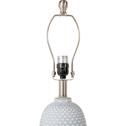 Tory - 32218 by Surya in brushedpaintedbrushed. Made from shade (outside): linen, shade (inside): polyester, body: glass, base: metal, finial: metal, harp: metal in a modern style.