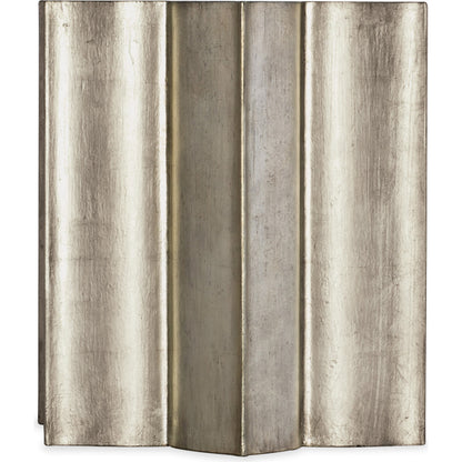 Est La Vie End Table by Hooker Furniture in meringue, jewel. Made from white painted glass in a modern style.