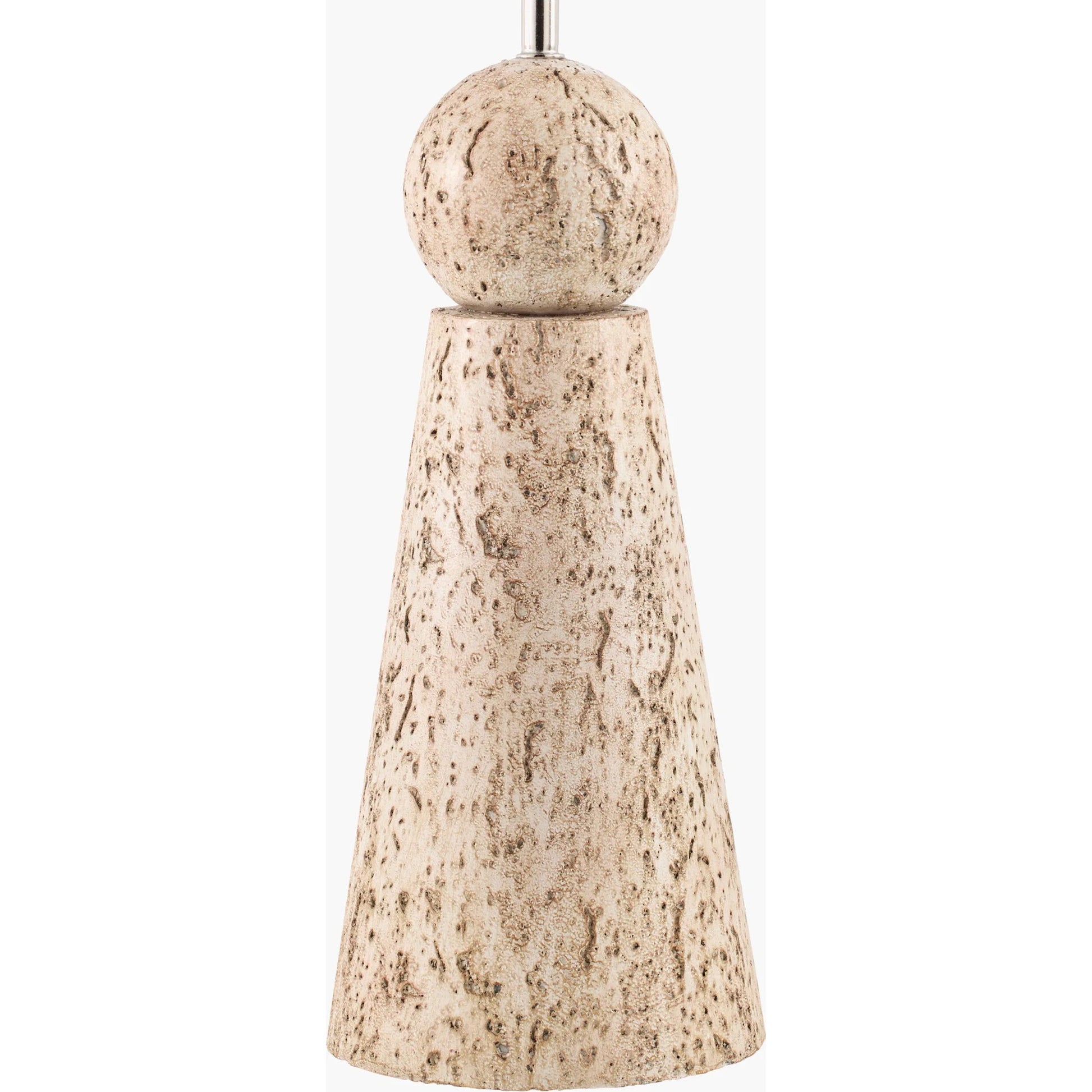Teslin Accent Table Lamp (Set of 2) by Livabliss in washed, stone. Made from travertine, rattan in a transitional style.