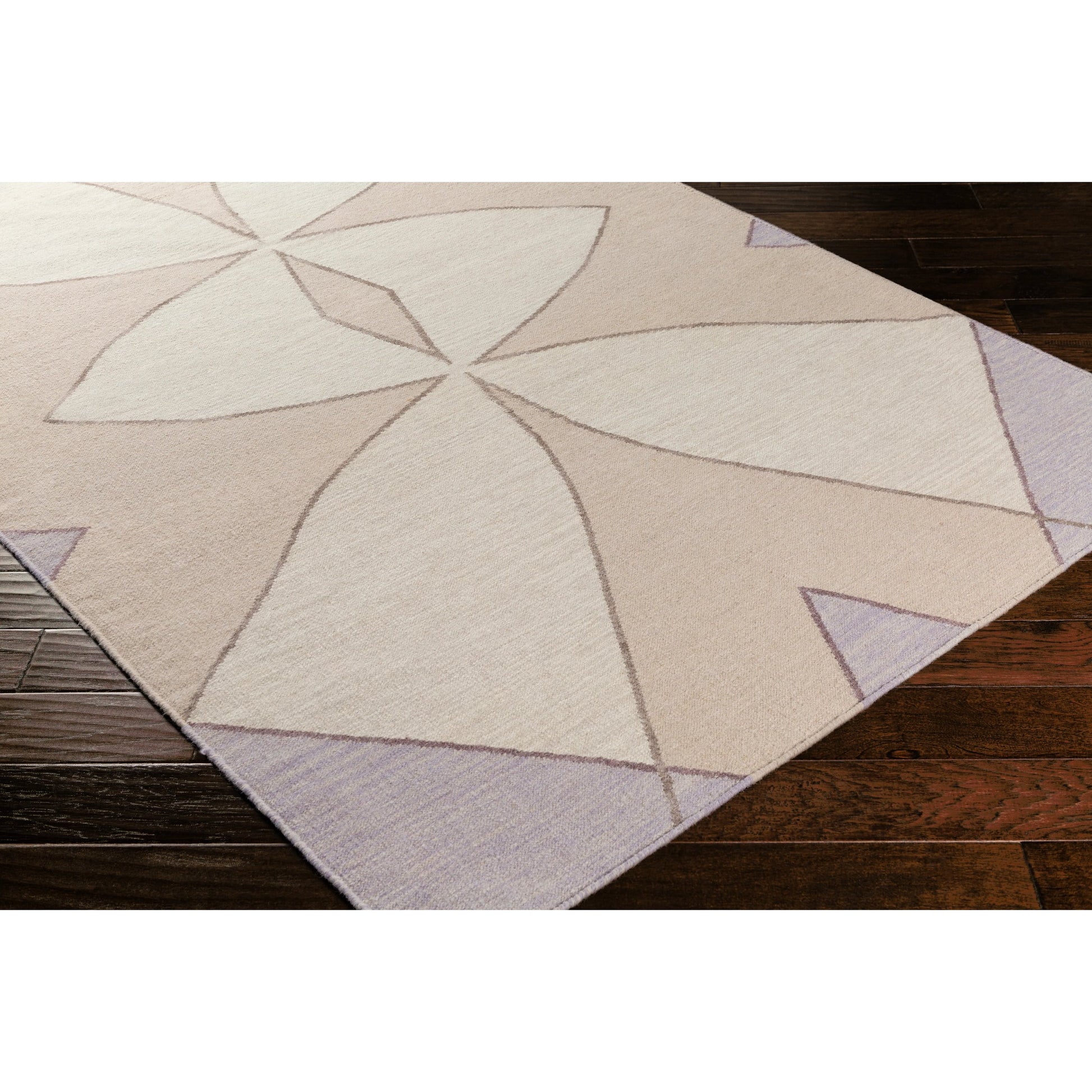 Taurus One Rug - 16365 by Surya in tan, ivory, gray, lavender. Made from 100% wool in a unique style.