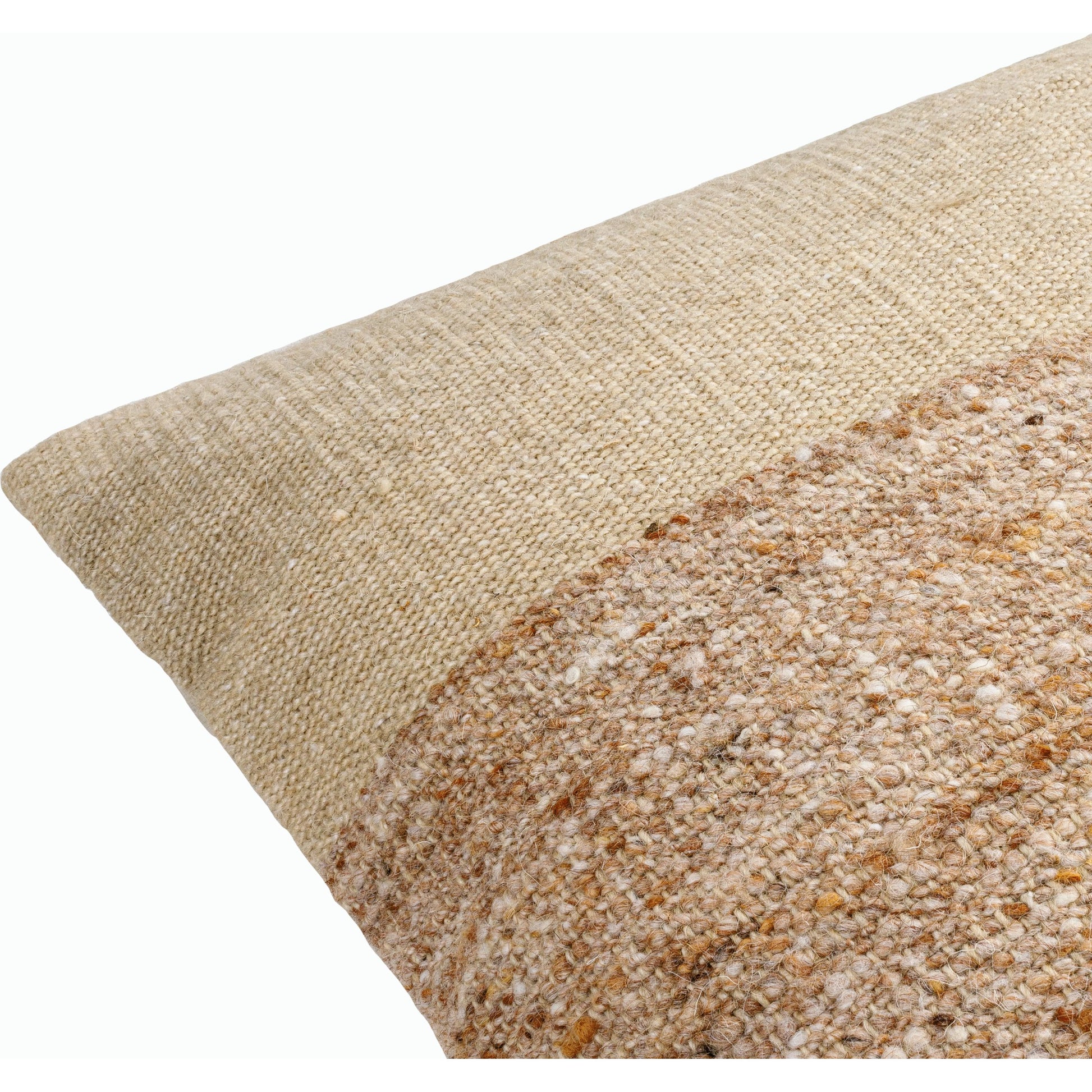 Troposphere Accent Pillow - 533809 by Surya in dark brown, tan, beige. Made from wool, cotton in a modern style.