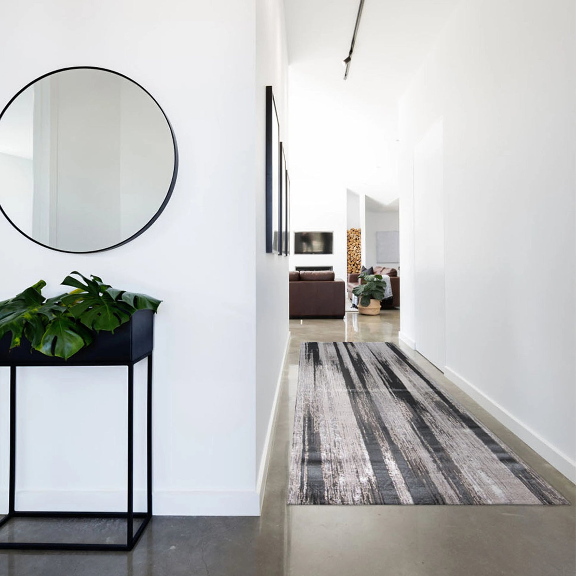 Micah Rug - 3338F by Feizy in black, silver, gray. Made from polyester, polypropylene in a unique style.