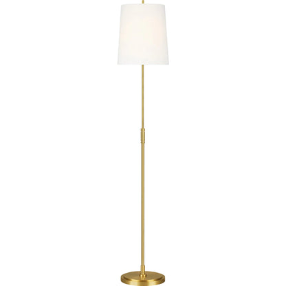 Beckham Classic Floor Lamp by Visual Comfort & Co. in burnished brass. Made from steel in a unique style.