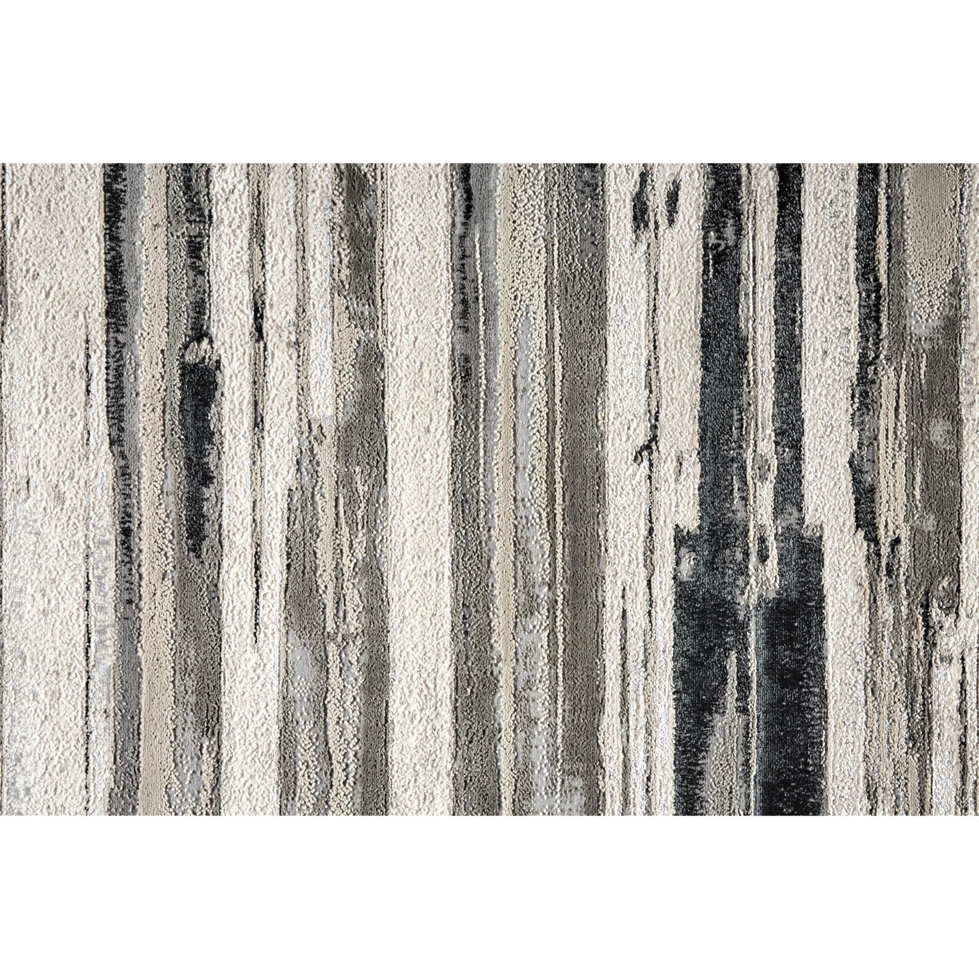 Micah Rug - 3049F by Feizy in silver, gray, black. Made from polyester, polypropylene in a unique style.
