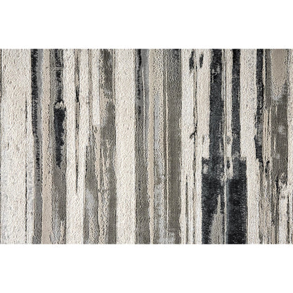 Micah Rug - 3049F by Feizy in silver, gray, black. Made from polyester, polypropylene in a unique style.