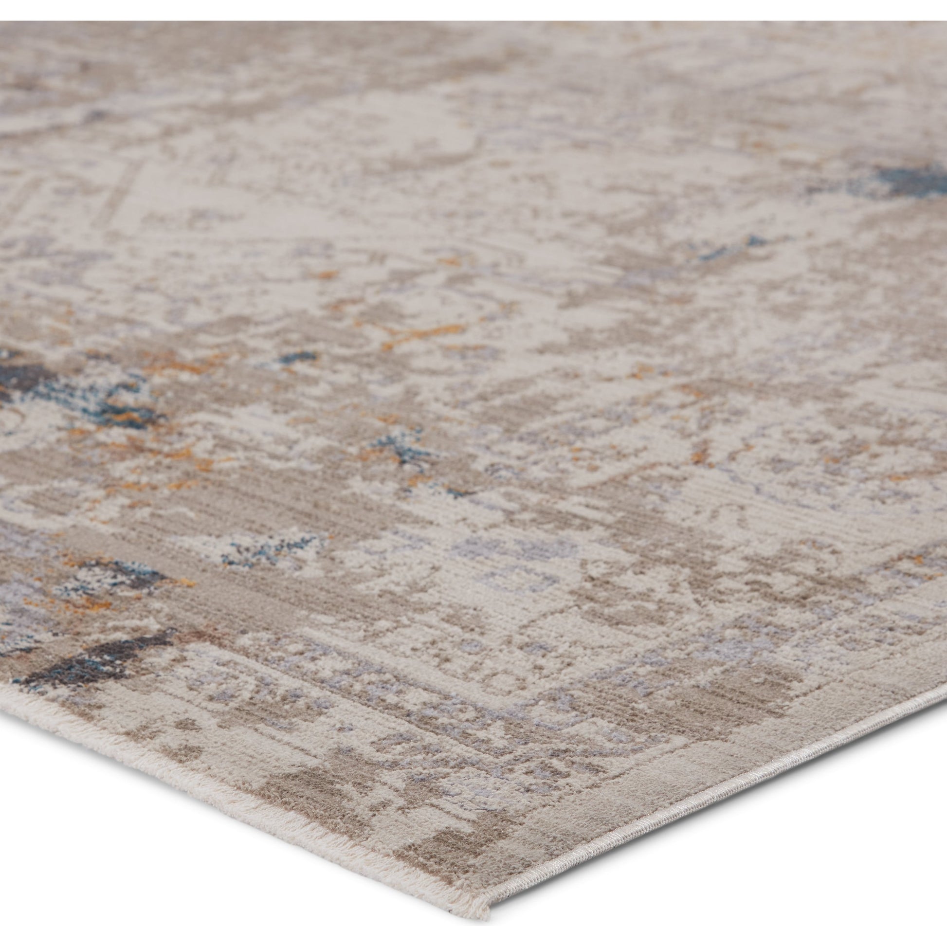 Hammon Rug by Vibe by Jaipur Living in gray, gold. Made from 100% polyester in a unique style.