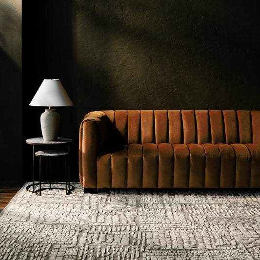 Tunus Rug - 31476 by Surya in taupe, ivory, charcoal. Made from main: 100% wool in a unique style.