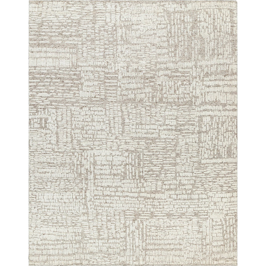 Tunus Rug - 31477 by Surya in ivory, medium gray, light gray. Made from main: 100% wool in a unique style.