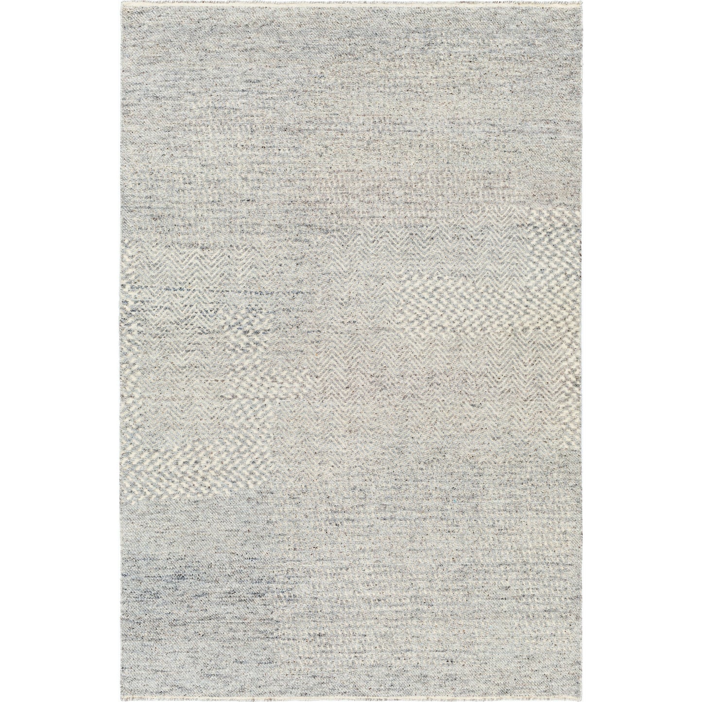 001 SI-1917754,SI-1917755,SI-1917756 | Primary Silo | Tunus TUN-2312 Rug by Surya in light gray, ivory. Made from main: 100% wool in a unique style.