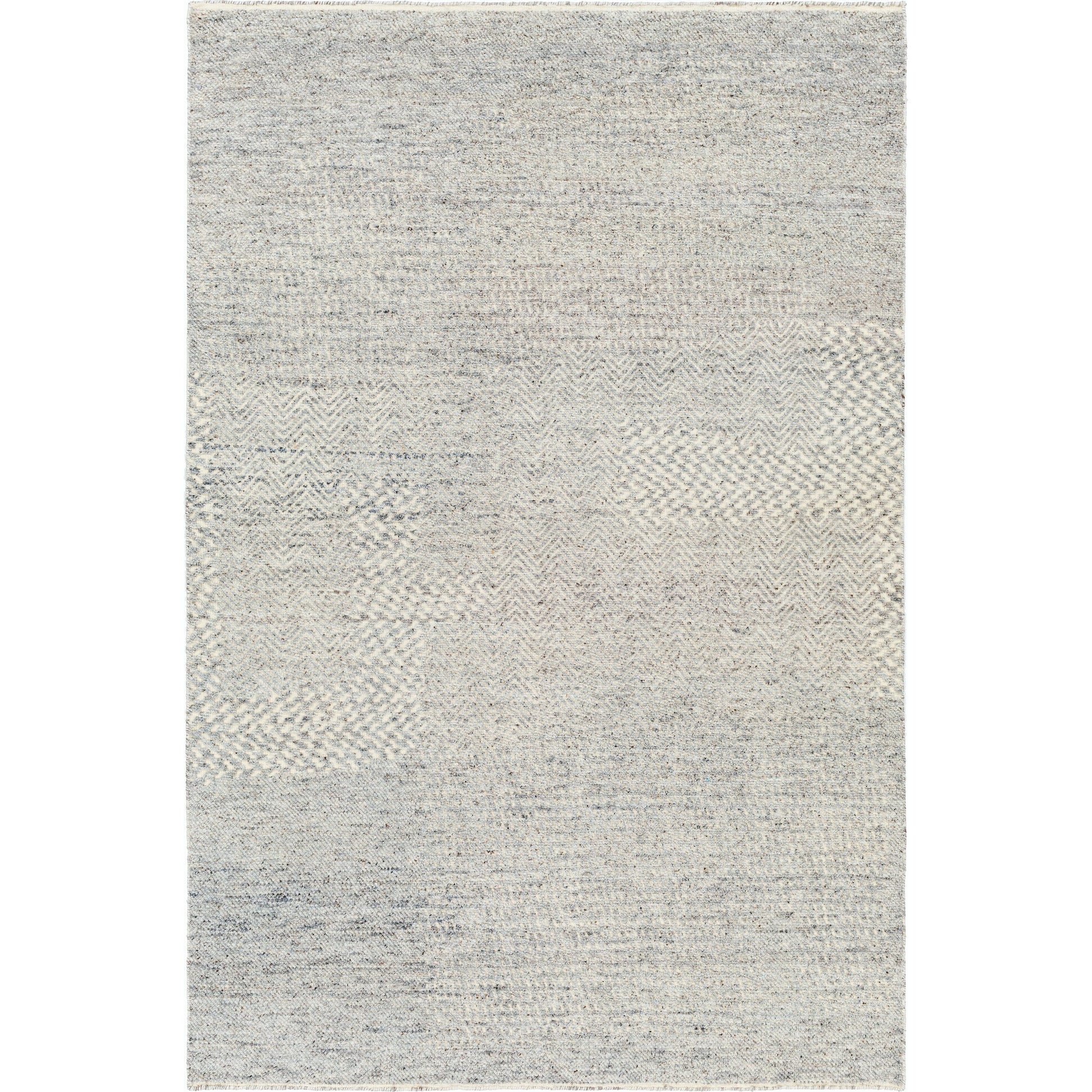 Tunus TUN-2312 Rug by Surya in light gray, ivory. Made from main: 100% wool in a unique style.