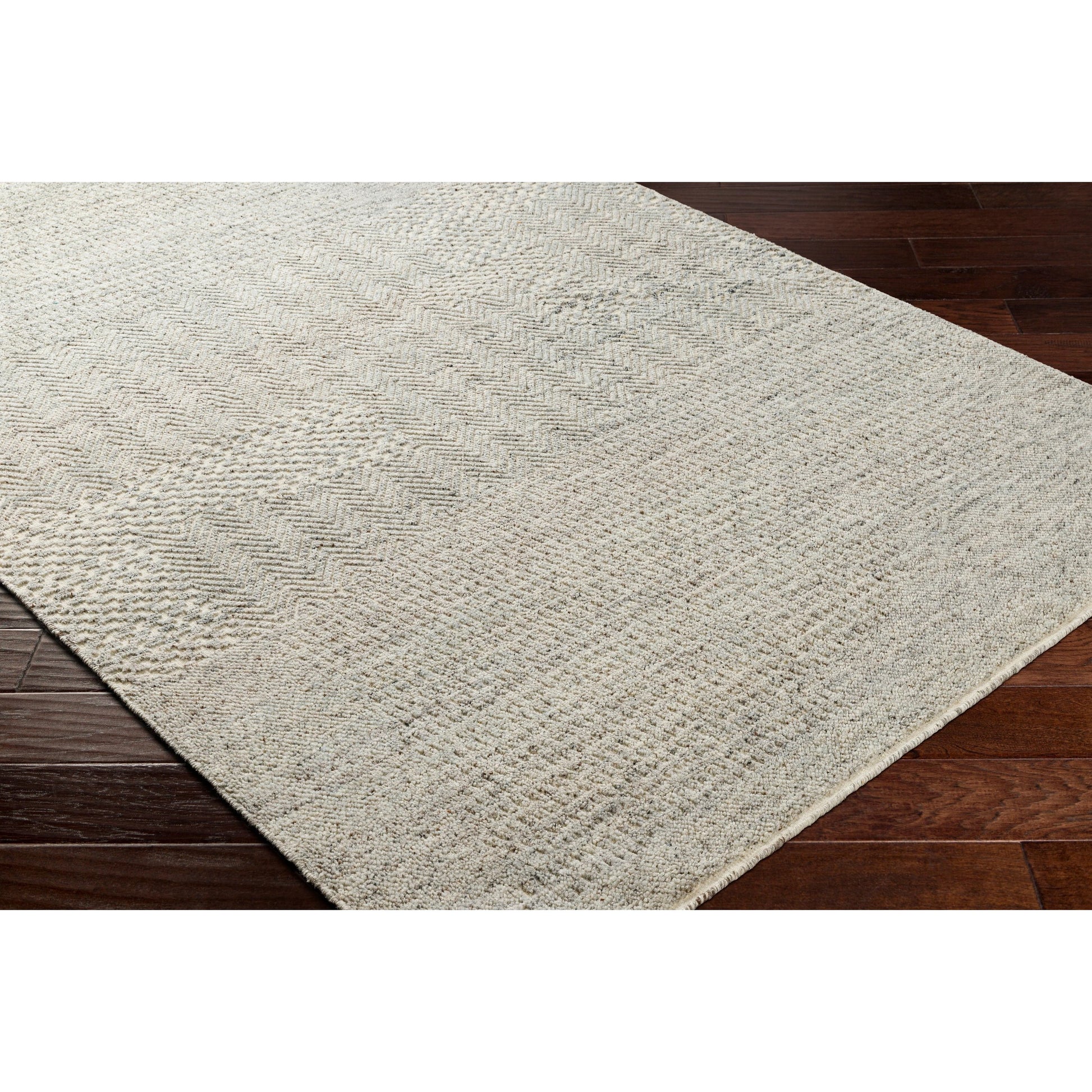 Tunus TUN-2312 Rug by Surya in light gray, ivory. Made from main: 100% wool in a unique style.