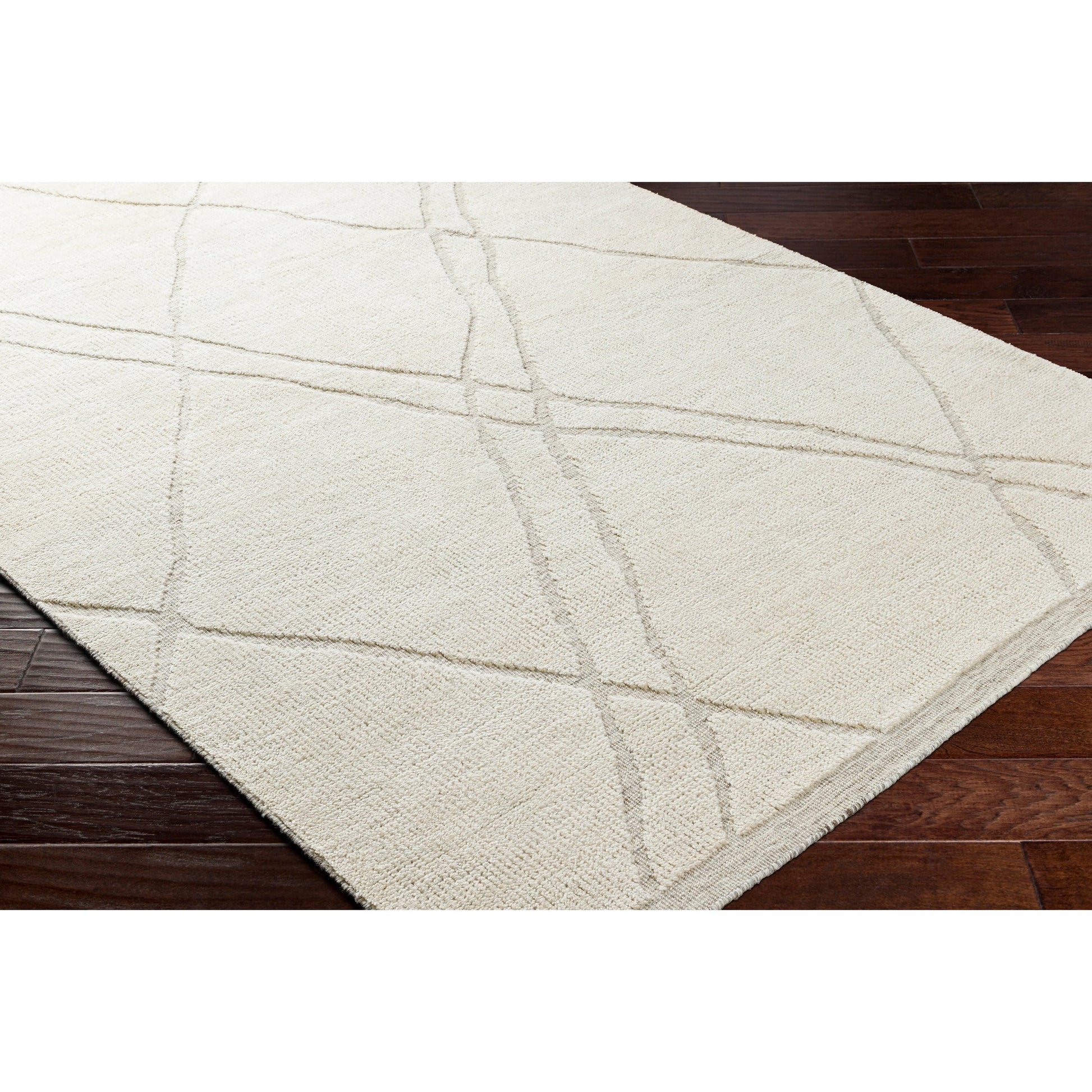 Tunus TUN-2313 Rug by Surya in cream, light beige, beige. Made from main: 100% wool in a unique style.