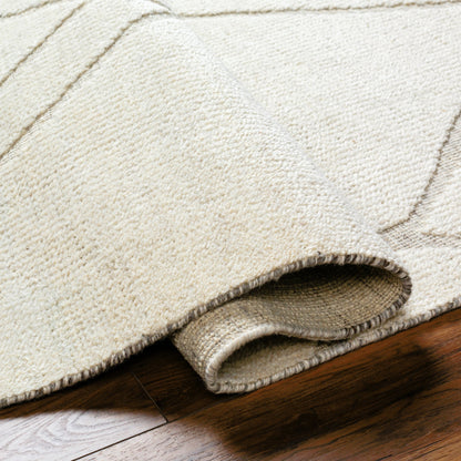 Tunus TUN-2313 Rug by Surya in cream, light beige, beige. Made from main: 100% wool in a unique style.