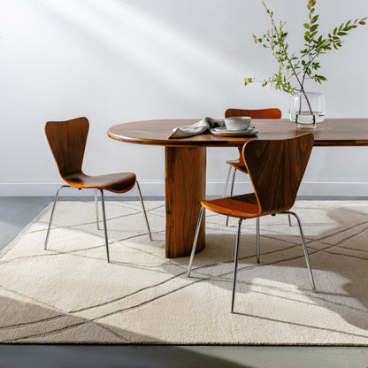 Tunus TUN-2313 Rug by Surya in cream, light beige, beige. Made from main: 100% wool in a unique style.