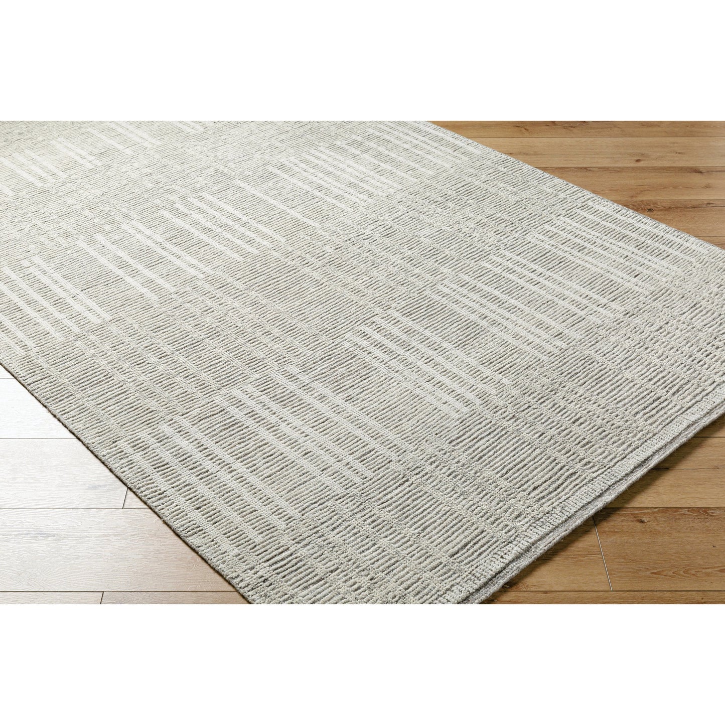 005 SI-2163314,SI-2163315,SI-2163316,SI-2163317 | Closeup | Tunus Rug - 485141 by Surya in silver, sage. Made from wool in a unique style.