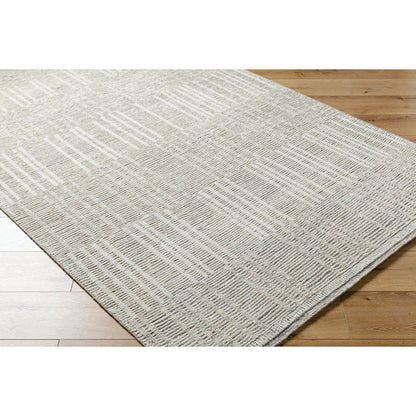 Tunus Rug - 485141 by Surya in silver, sage. Made from wool in a unique style.