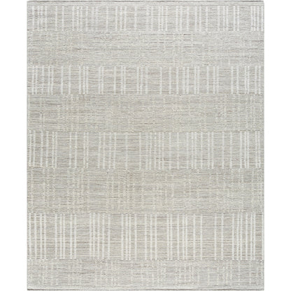 Tunus Rug - 485141 by Surya in silver, sage. Made from wool in a unique style.