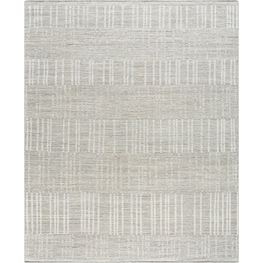 Tunus Rug - 485141 by Surya in silver, sage. Made from wool in a unique style.