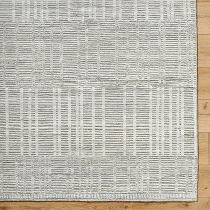 Tunus Rug - 485141 by Surya in silver, sage. Made from wool in a unique style.