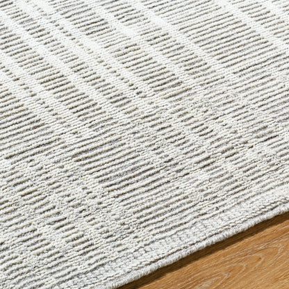 Tunus Rug - 485141 by Surya in silver, sage. Made from wool in a unique style.